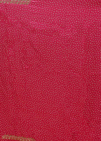 Pink Handloom Chiffon Pure Silk Saree With Blouse Piece