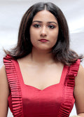 Maroon Silk Designer Blouse