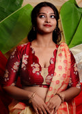 Maroon Silk Designer Blouse