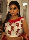 White Silk Designer Blouse